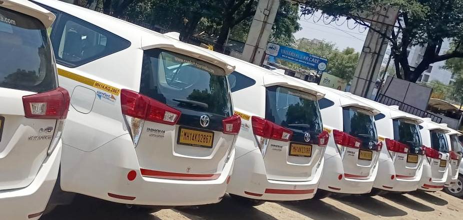 Well-Maintained Fleet vehicle - Professional corporate transportation service by Comfort Tours Pune